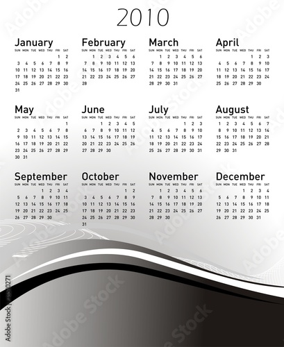 CALENDAR 2010