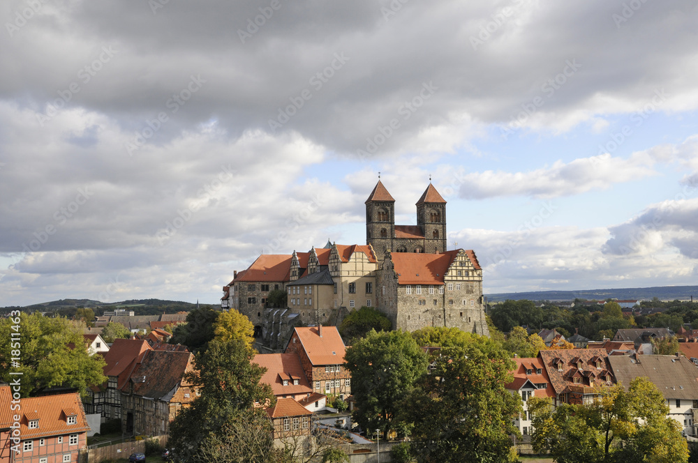 Schloss und Stiftskirche in Quedlinburg