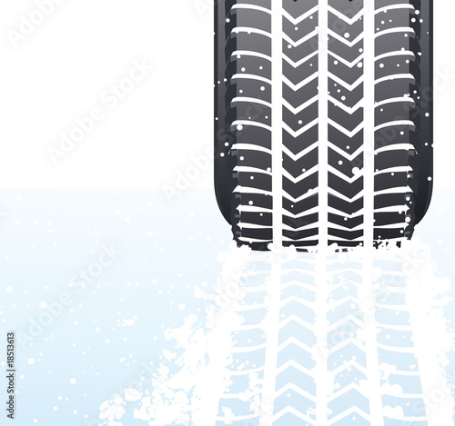 Winter snow tyre