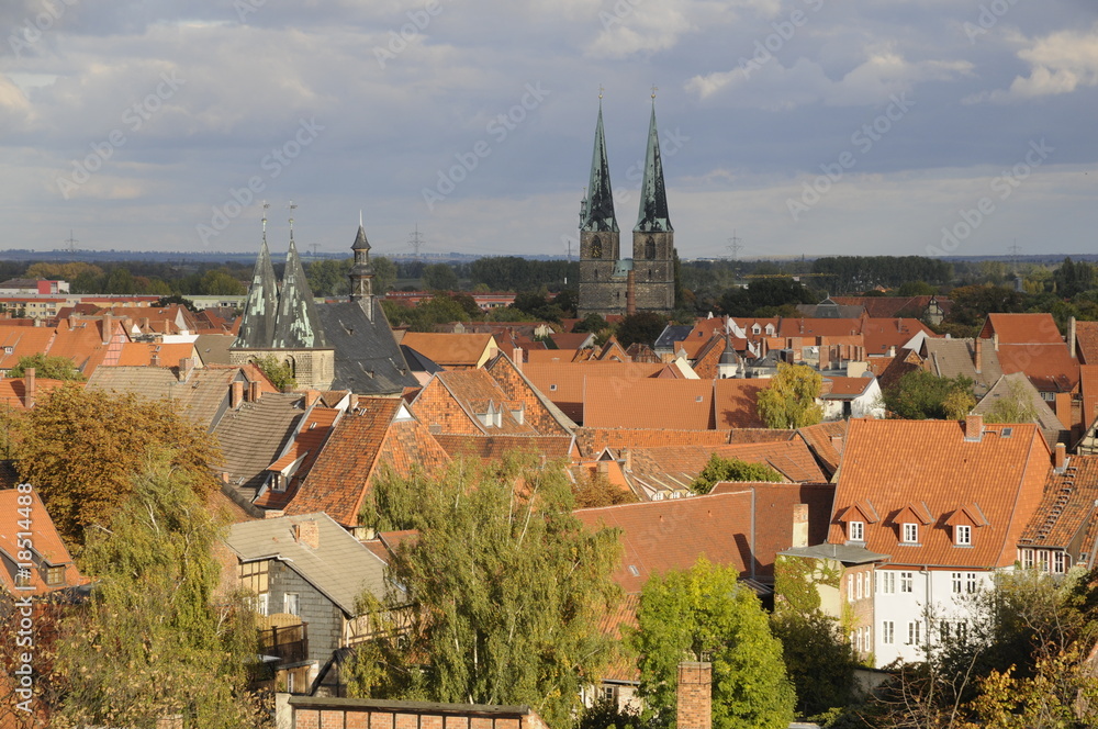 Quedlinburg mit Benediktikirche und Nikolaikirche