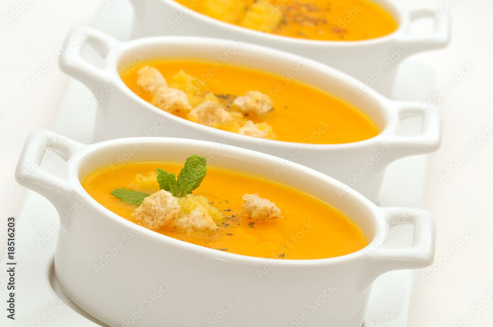 Carrot creamy soup