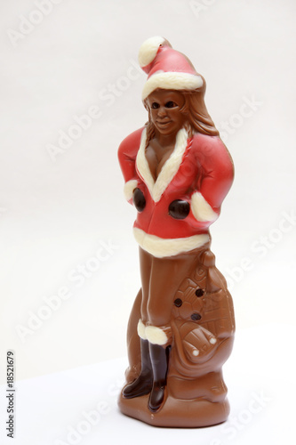 Schokoladen Weihnachtsmann Weihnachtsfrau