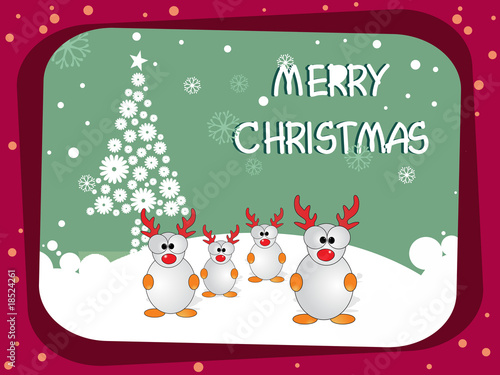 merry xmas background illustration