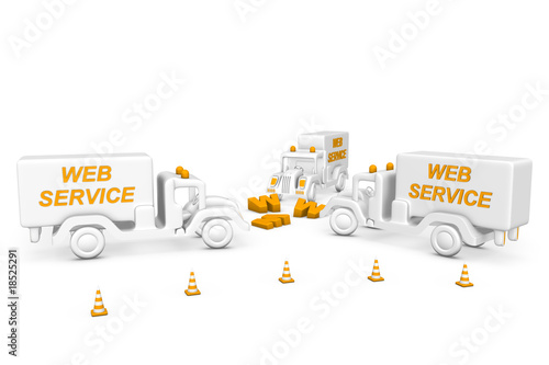 Furgonetka serwisowa, w starym stylu.