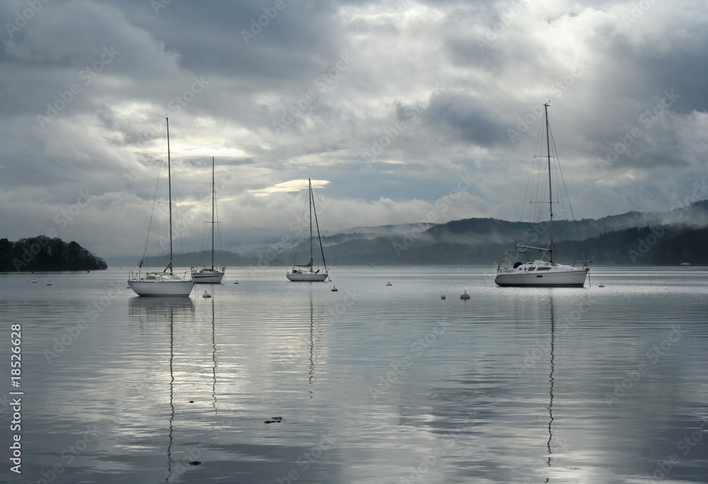 sailing boats on Windermere