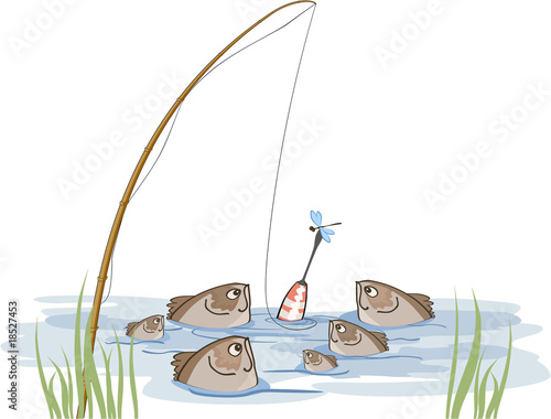 fishes in the pond