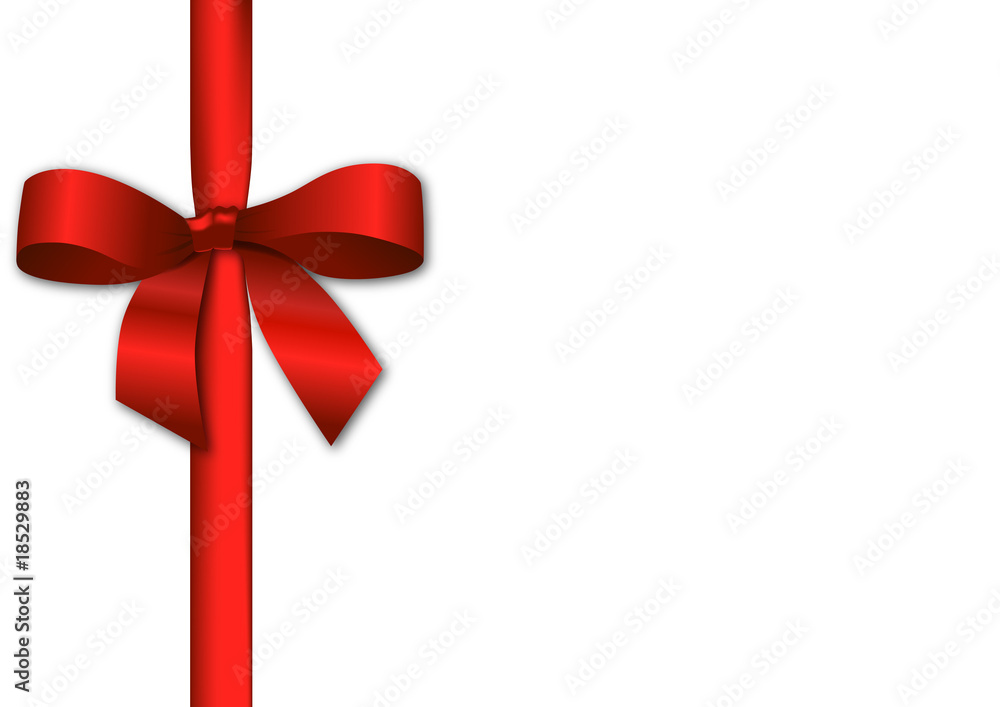 red ribbon straight down red ribbon straight down