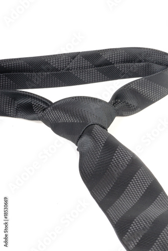 Black tie knot
