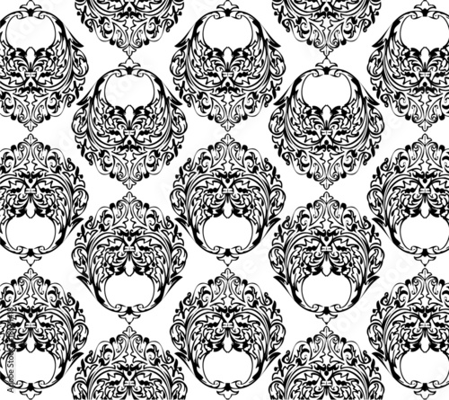 black and white vector wall-paper