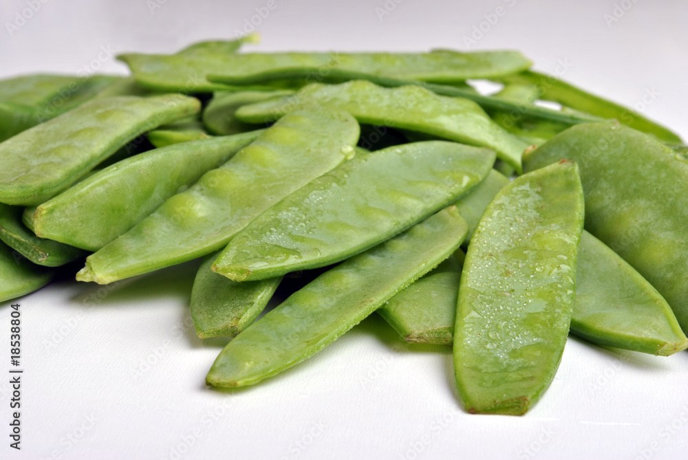 fresh organic mangetout, also known as sugar snap pea fresh organic mangetout, also known as sugar snap pea
