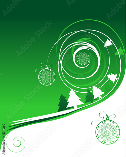 Winter holiday, christmas card