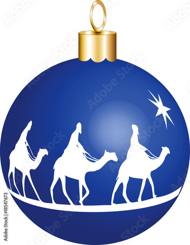 3 Kings Christmas Ornament