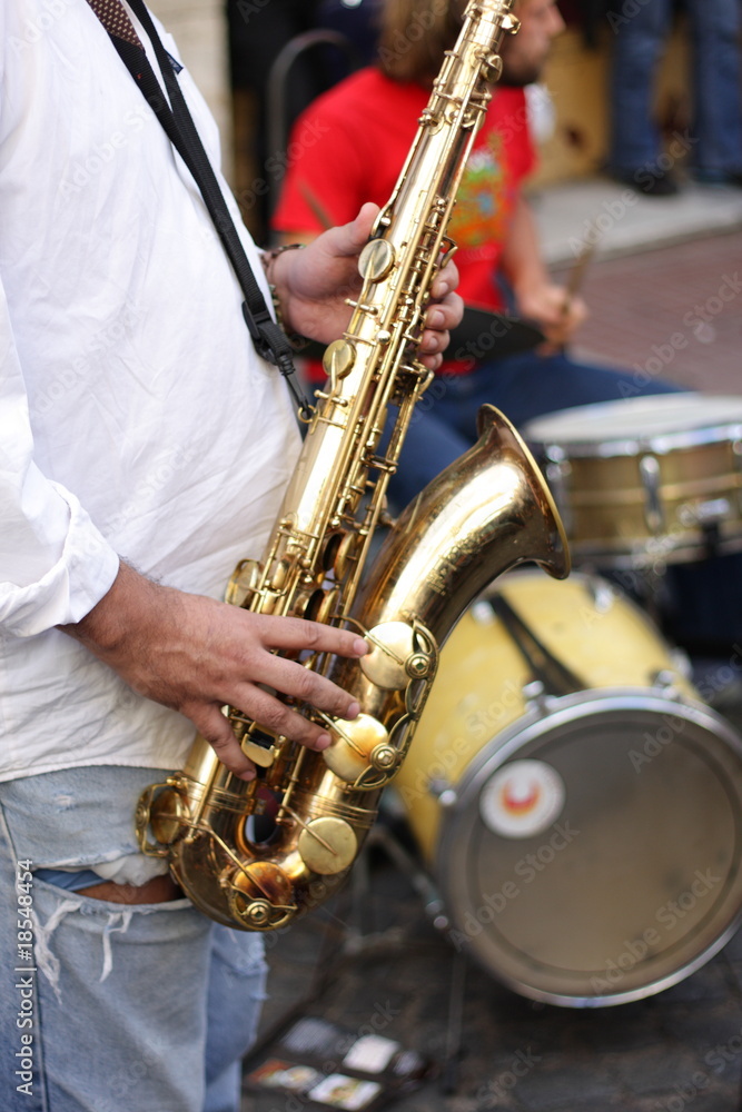 Obraz premium Sax Player