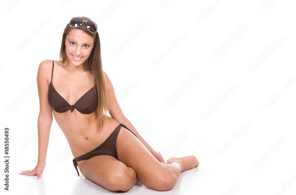 Obraz premium young woman in bikini