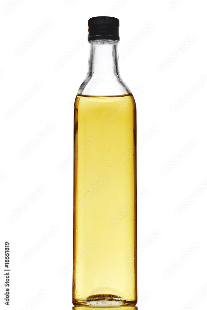 Olive oil bottle isolated on white Olive oil bottle isolated on white