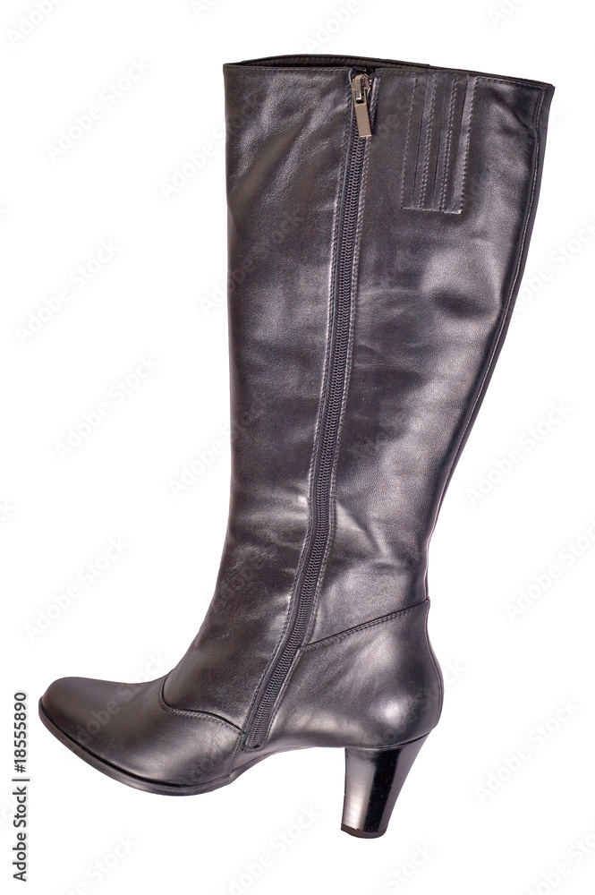 black woman boot on white black woman boot on white