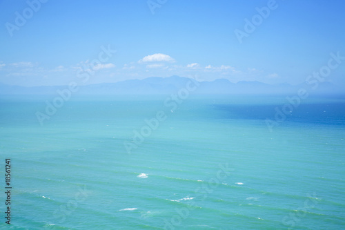 View over False bay  Indian Ocean  South Africa