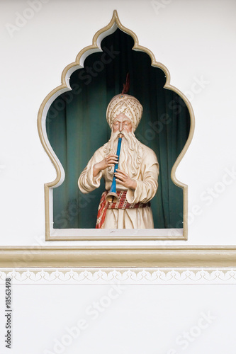 Canvas Print Persian snake charmer