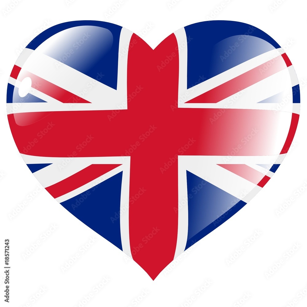 Obraz premium United Kingdom in heart