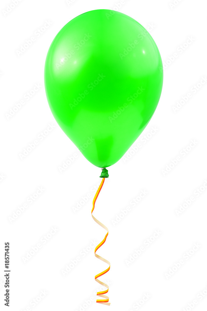 Balloon and streamer Balloon and streamer