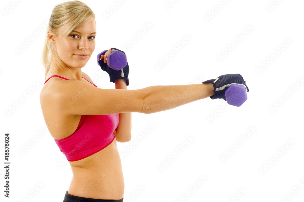 Woman Doing Fitness Woman Doing Fitness