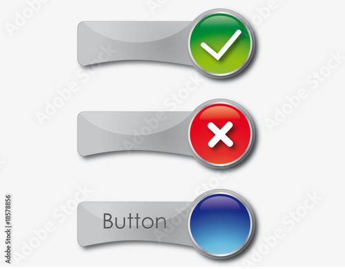 glass buttons