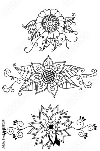 Henna Flowers