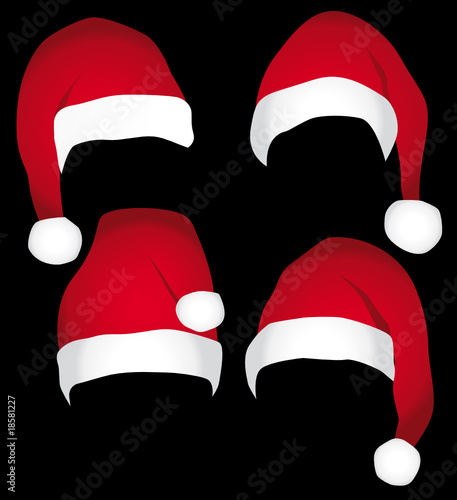 Santa caps collection