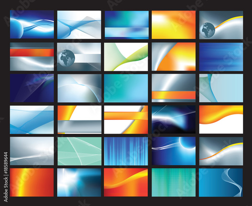 corporate business card set 2