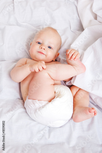 Baby in diaper