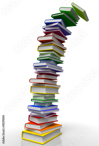Books Stack Tower