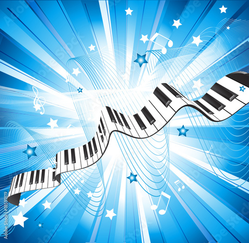 abstract piano keyboard