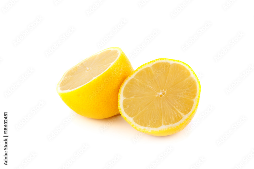 lemon isolated on white lemon isolated on white