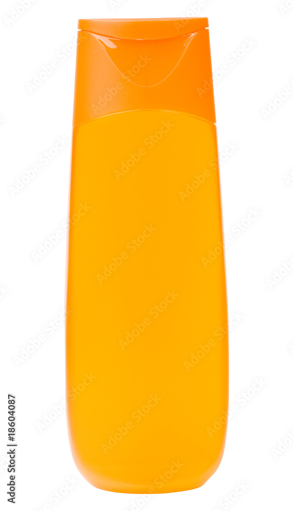 Plastic bottle sampoo. Isolate Plastic bottle sampoo. Isolate