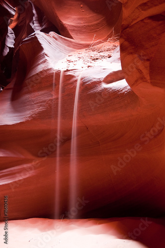 Stream of Sand in Antelope Canyon