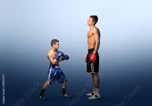 Billede på lærred fight