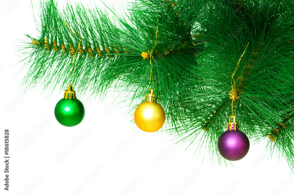 Christmas decoration on the tree Christmas decoration on the tree