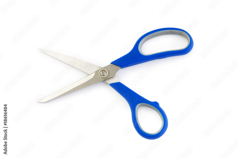 Professional scissors isolated on the white background Professional scissors isolated on the white background