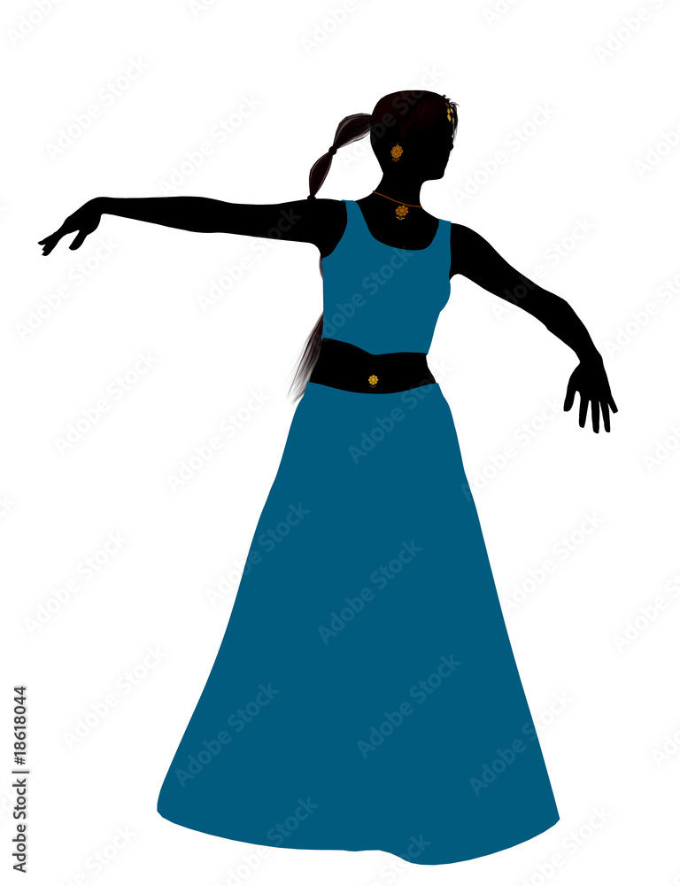 Female Belly Dancer Silhouette Female Belly Dancer Silhouette
