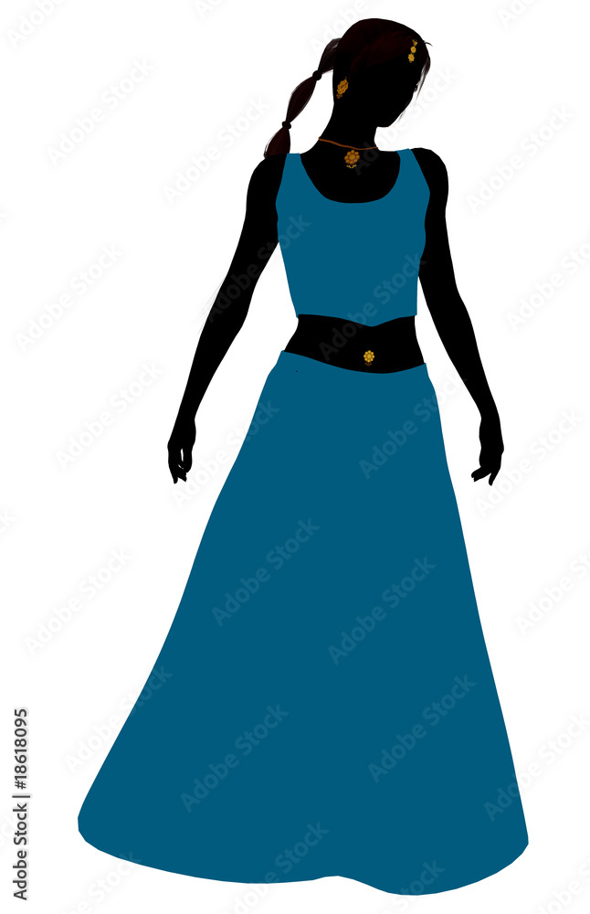 Female Belly Dancer Silhouette Female Belly Dancer Silhouette
