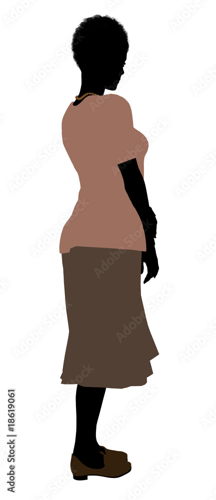 Grandmother Illustration Silhouette