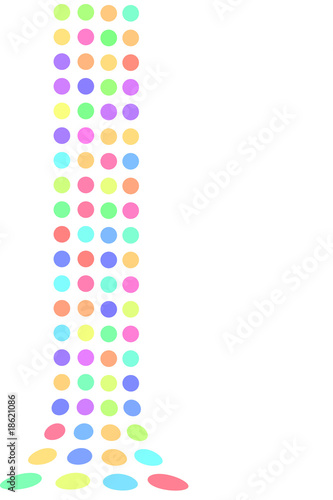 Colorful dots abstract background © vlorzor