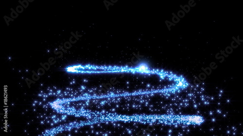 Christmas firework in the form of a fir-tree