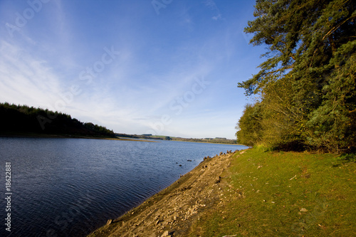 sand way around a lake