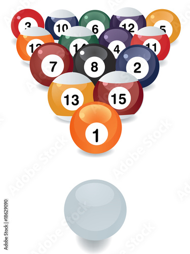 pool balls