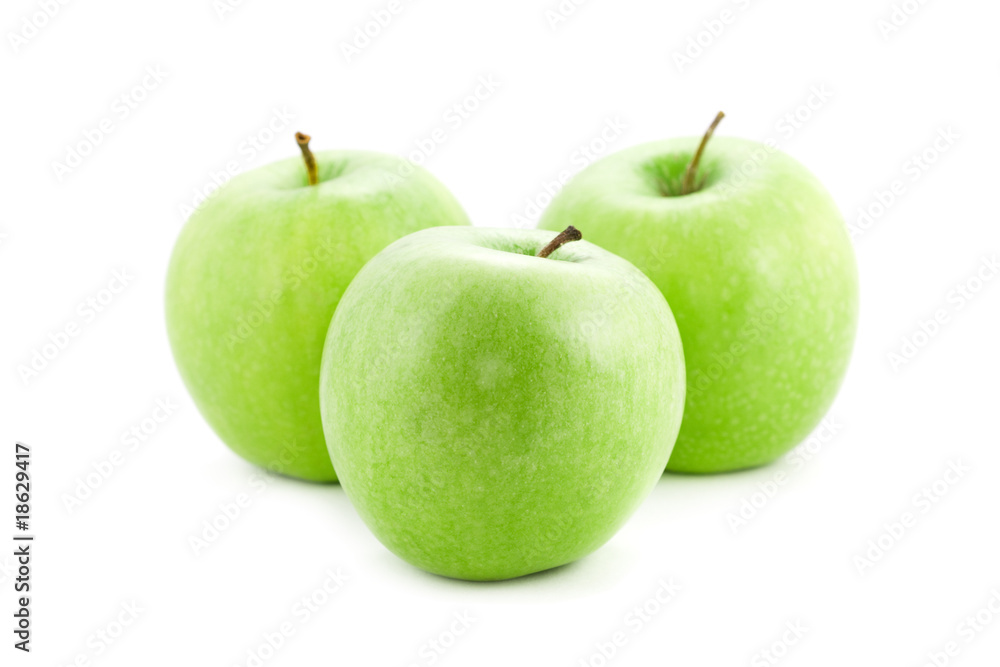 Three apples isolated on white Three apples isolated on white