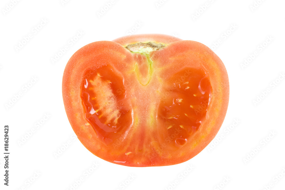 tomato isolated on white