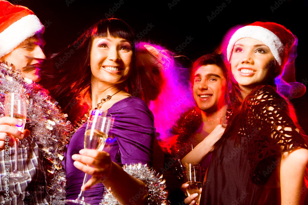 Enjoying party Enjoying party