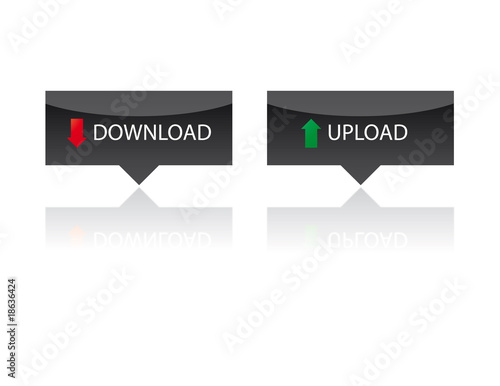 download and upload button