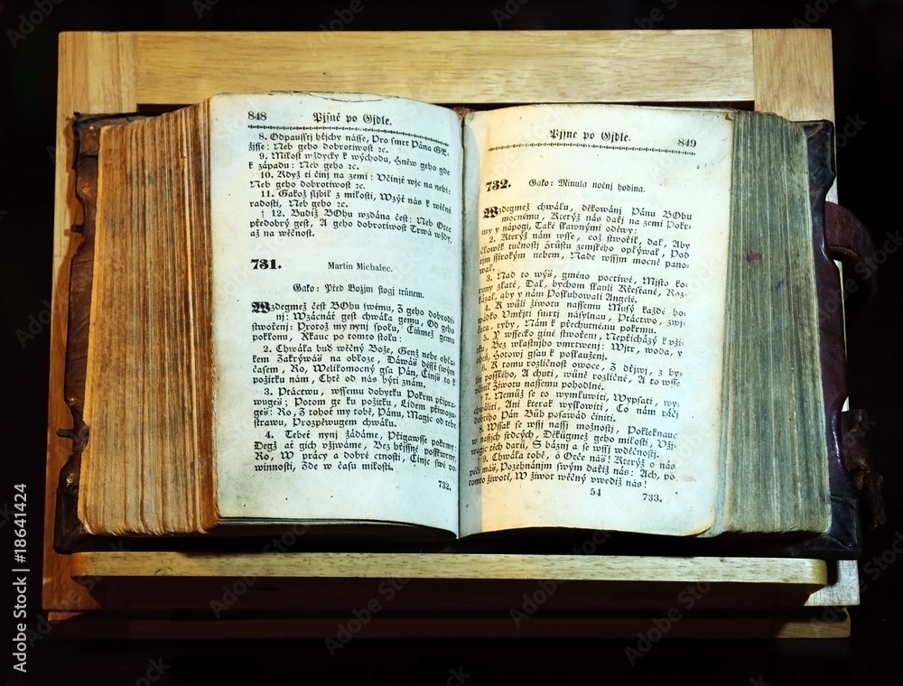 Obraz premium Libro antico: sacra bibbia